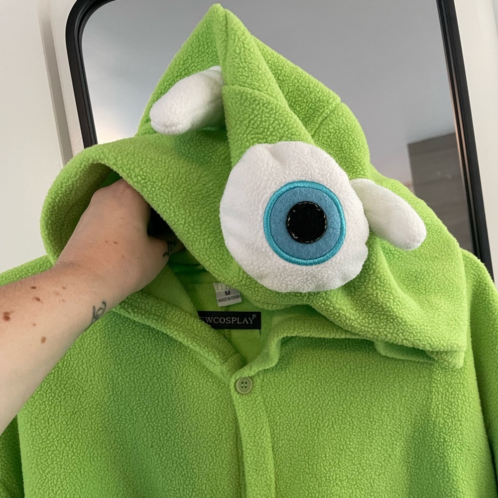 Monsters Inc Mike Wazowski Halloween Costume Onesie